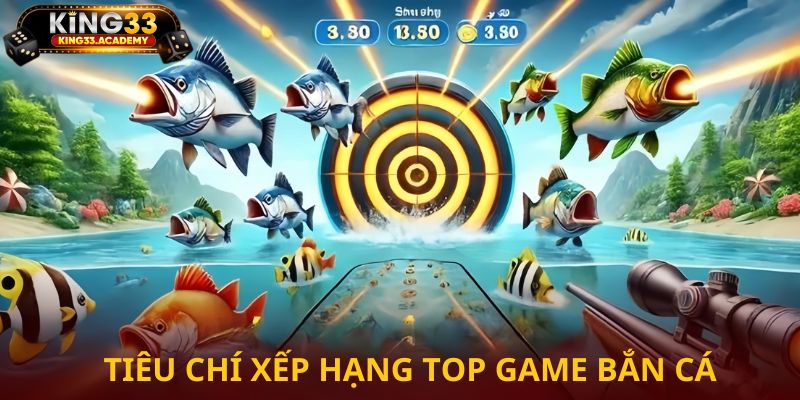 Tiêu chí xếp hạng top game bắn cá